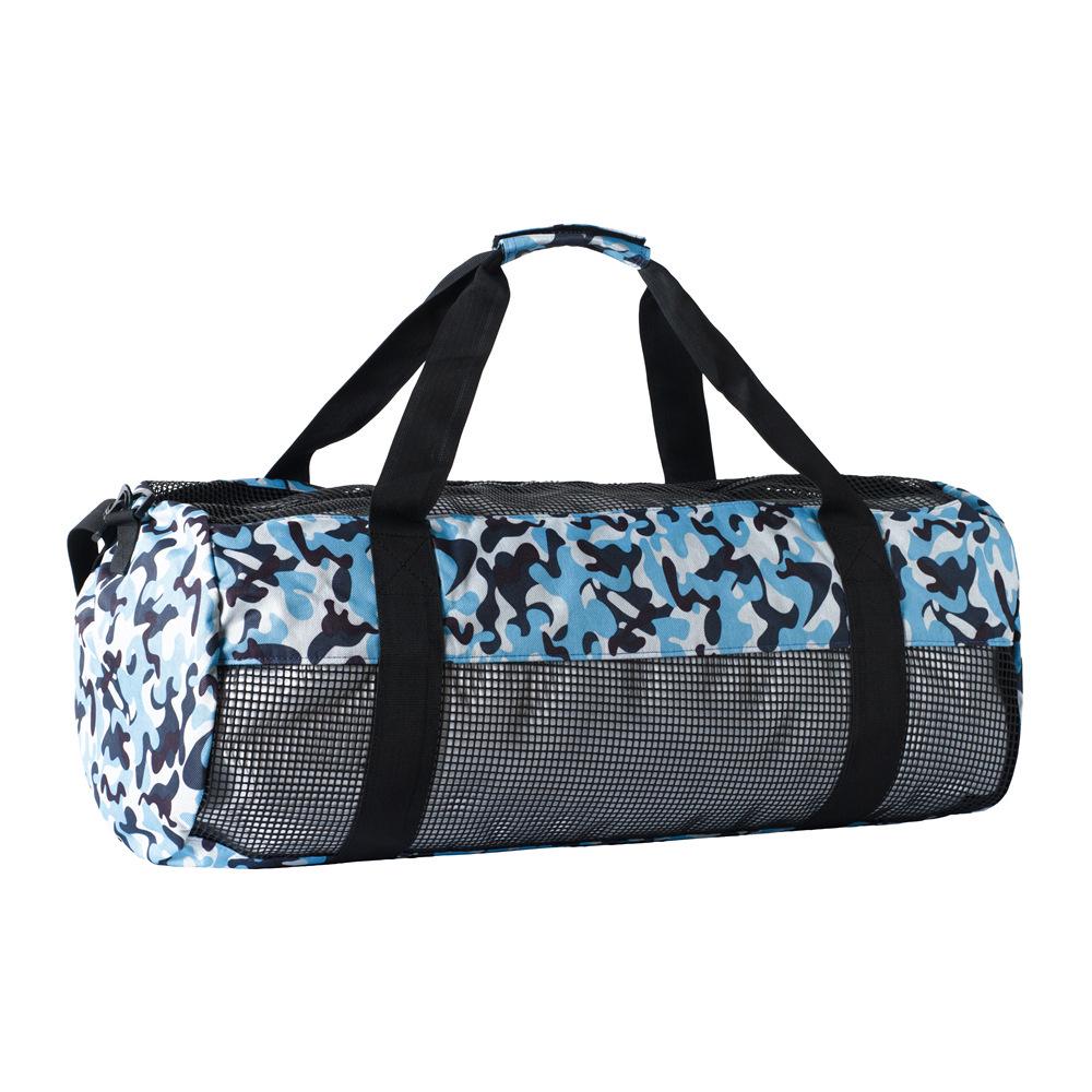 Foldable Diving Gear Duffel: Mesh Equipment Handbag