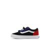 Old Skool Series Comfortable Casual Low Top Kids Skate Shoes Kids Sneakers Black Red VN0A4BUUTZ3