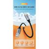 CABLETIME USB A to USB C Cable 10Gbps 3A USB 3.2 Cable 60W QC 3.0 Data Transfer for SSD Enclosure Phone Charging Data Sync