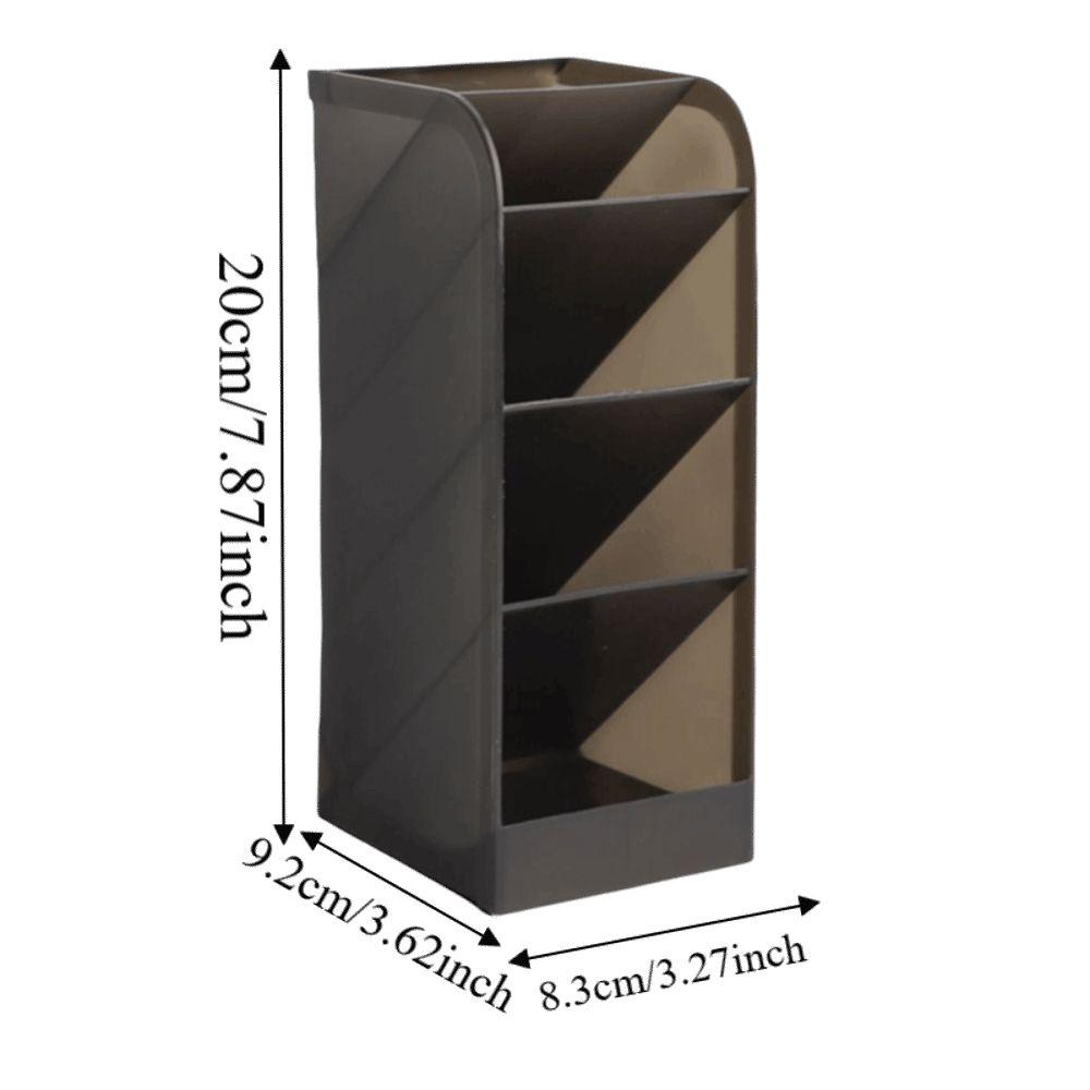 Plastic Material Plastic Pen Holder Oblique Insertion Type Desktop Organizer  Students