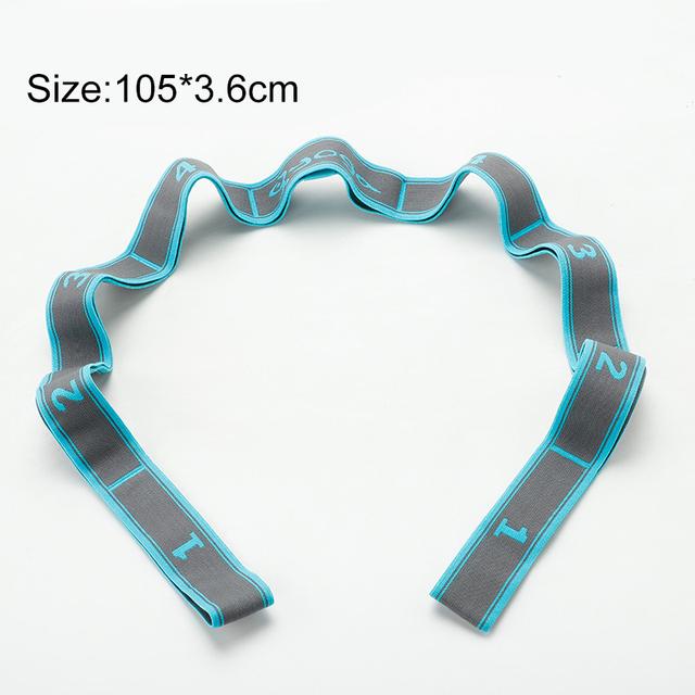 Yoga Pull Strap Gürtel Polyester Latex Elastische Latin Dance Stretching Band Schleife Yoga Pilates GYM Fitness Übung Widerstand Bands