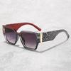 New splicing color fashion sunglasses personality trend Internet celebrity street shot sunglasses box sunglasses