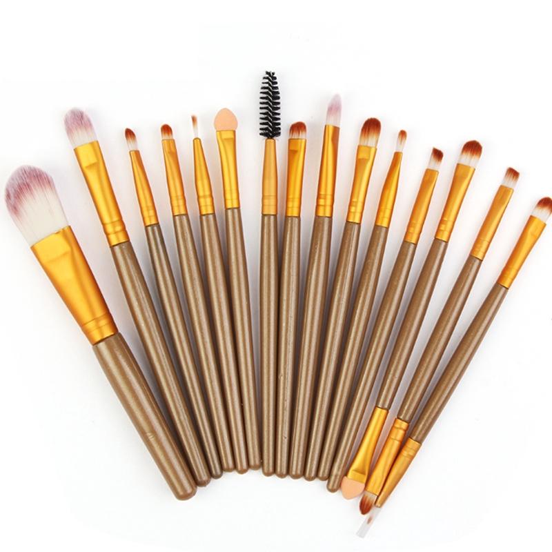 LAMUSELAND 15 Pcs/Set Makeup Brush Face Brush Make Up Tool