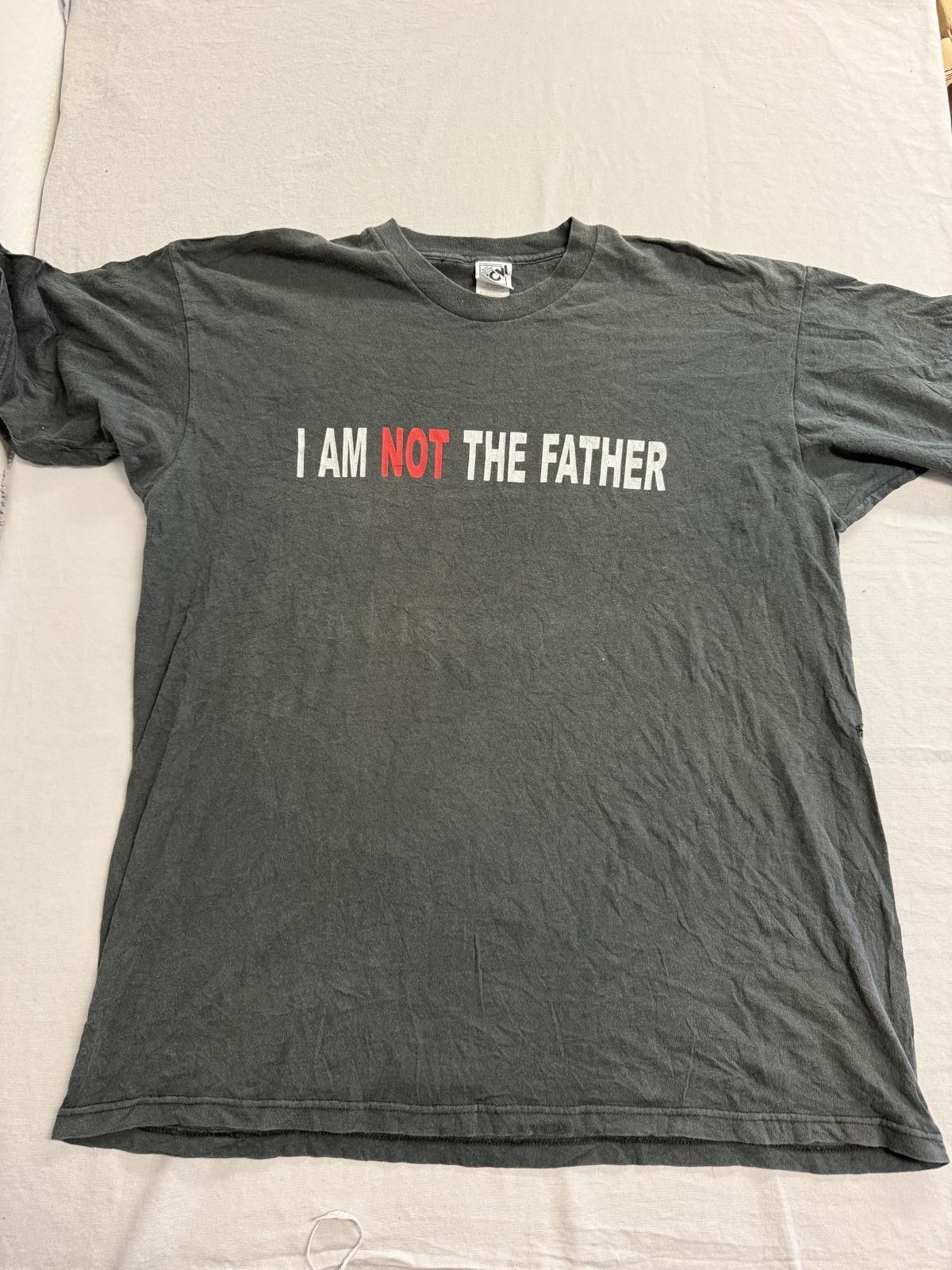 Vintage WCW Wrestling T-shirt I Am Not The Father 1998 XXL XL