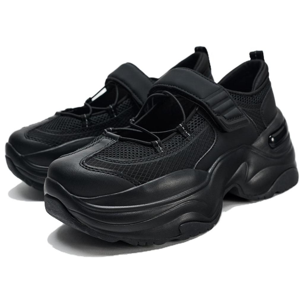 ZARA Fashionable Elegant Versatile Durable Low-Top Casual Shoes Women sneaker Black 15814410