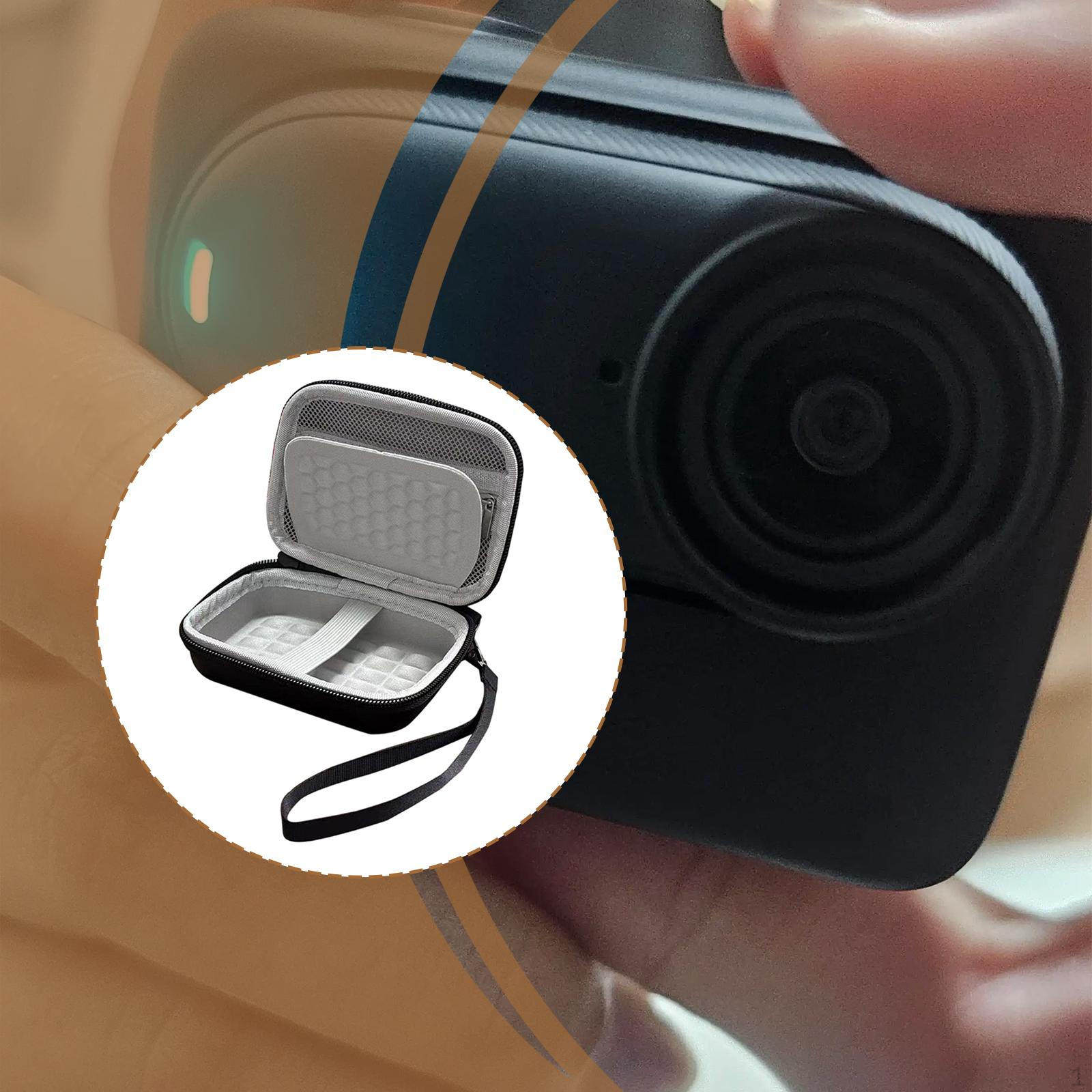 Digital Camera Case Accessories Portable Multifunctional Zipper Enclosure Wear Resistant Compact