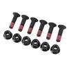 6 Sets Sprocket Bolt and Nut Kit M8 X 32mm Iron Motorcycle Sprocket Bolts Nuts Kit for YZ YZF