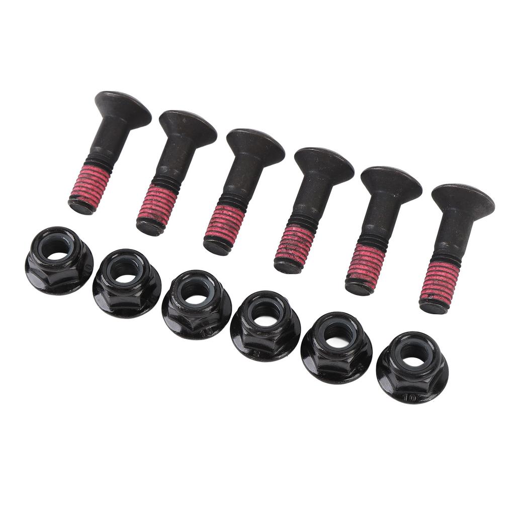 6 Sets Sprocket Bolt and Nut Kit M8 X 32mm Iron Motorcycle Sprocket Bolts Nuts Kit for YZ YZF