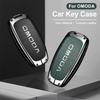 Auto Legierung Leder Schlüsselhülle Abdeckung Für Chery Omoda C5 E5 C9 Omoda 5 9 Ev Phev Schlüsselanhänger Schutzhülle Auto Zubehör