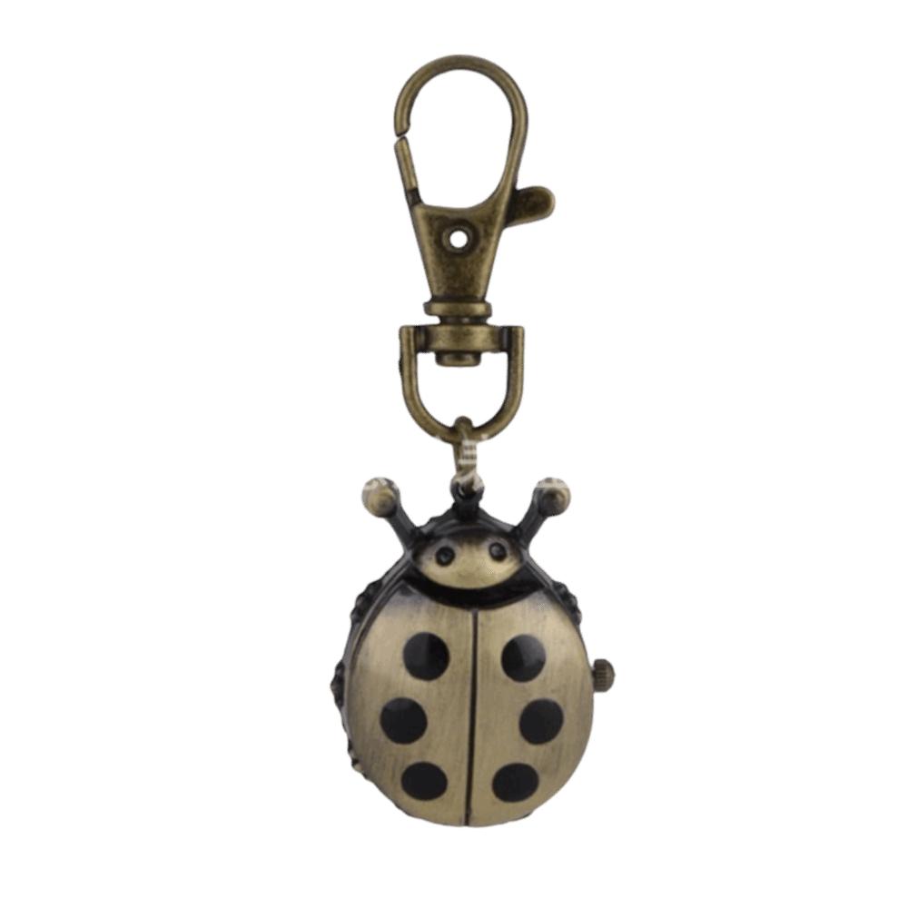 

Fashion Alloy Beetle Pocket Watch Pendant Design Retro Style Hanging Watch Quartz Movement Creative Quartz Watch Decorative