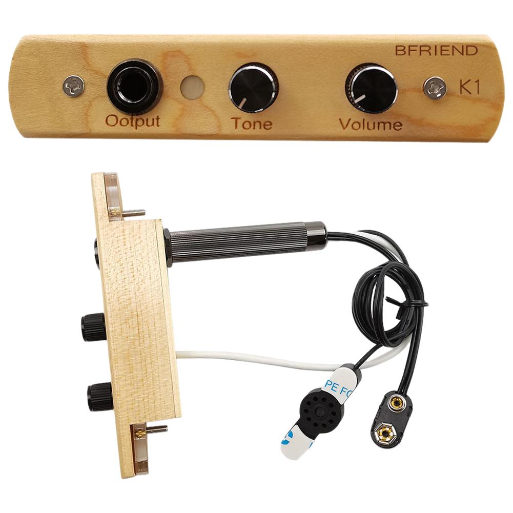 Электронная система звукоснимателя Микрофон звукоснимателя для музыкального инструмента Электронная система звукоснимателя Аксессуары для ударных инструментов