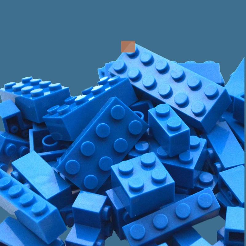 104Pcs Mixed Thick Figure Building Blocks 12 Size 16 Colors MOC Bricks Creative Toys for Children 6-12y