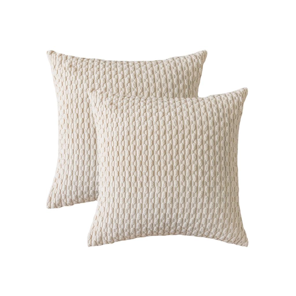 Short Corduroy Pillow New Pillow Cover Modern Nordic Ins Style Cushion Solid Color Cushion