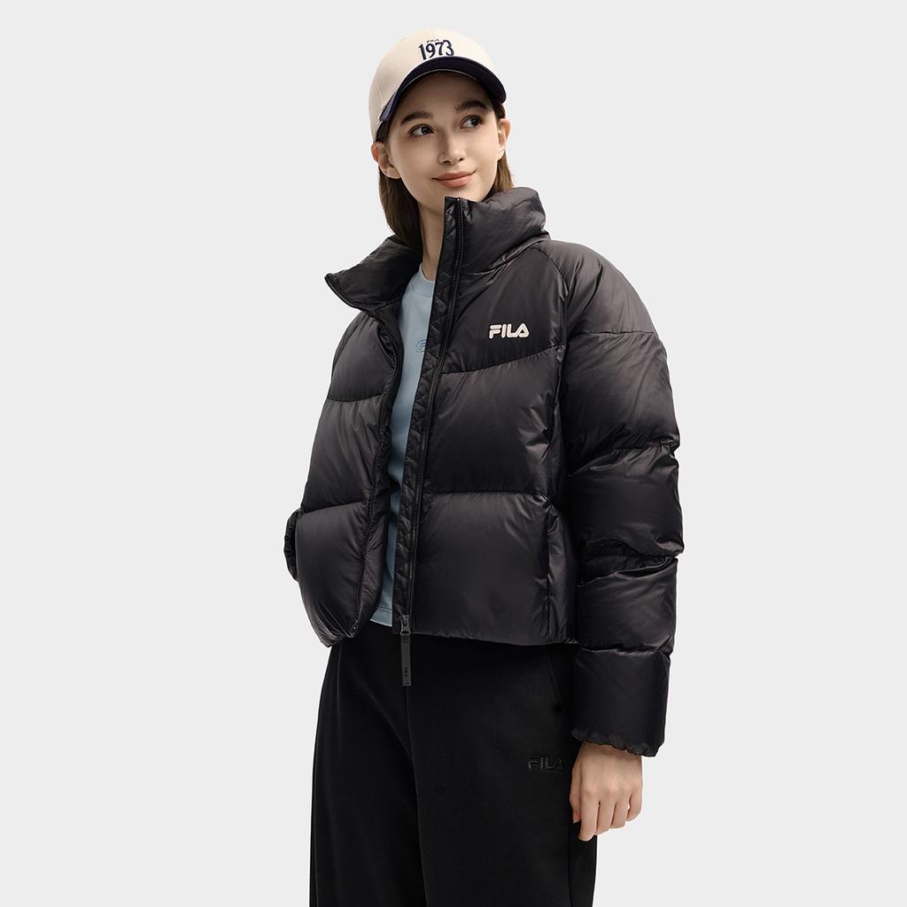 Fila Polaire Chaud Col Montant Doudoune Femme Vêtements d'Extérieur F51W549902FBK