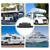 4 Stud M8 Bus Bar Heavy Duty Module Power Distribution Block Busbar Box for RV Yacht 48V  250A