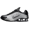 Shox R4 Metallic Silver Black Unisex Sneakers HQ1988-007
