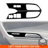 For Honda Accord 2014-2017 Piano Black Stickers Central Radio AC CD Selector Door Panel Car Accessories Interior Decorative