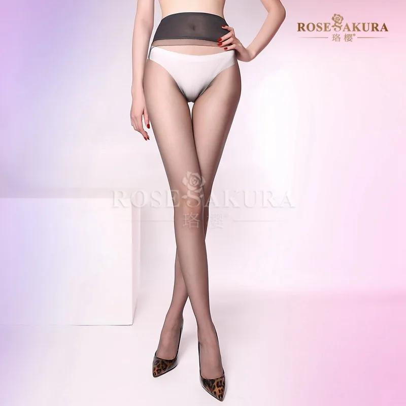 Sexy 0.1D Ultra-Thin Women Tights Deep Crotch Seamless Silk Pantyhose High Waist Breathable Stockings For Office Lady Club Party