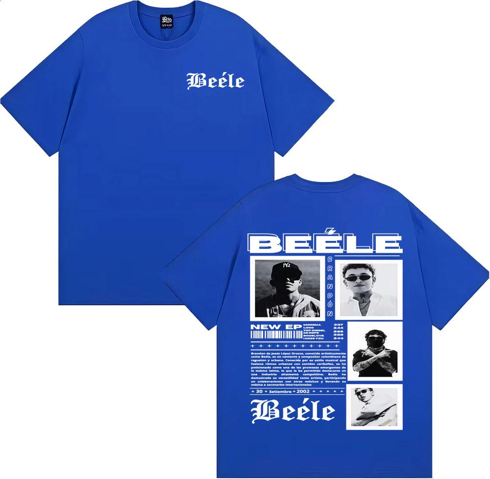 Rapper BEELE Brandon Album Tour 2025 Graphic T Shirt for Men Fashion Hip Hop Vintage T Shirts Summer Tops Casual Comfort Tshirt