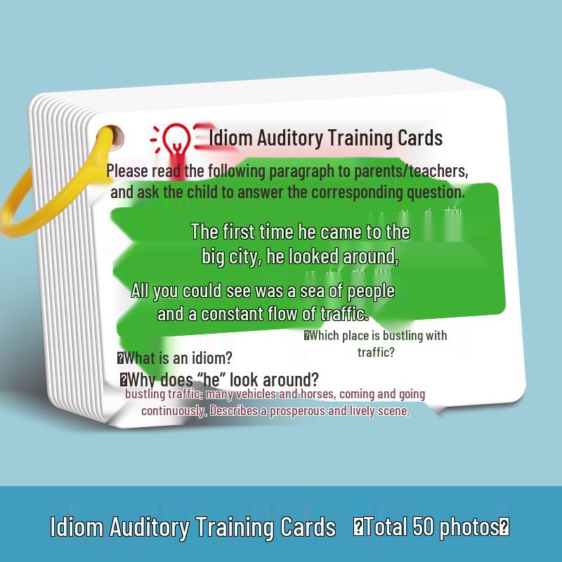 Auditory Attention and Focus Cards: Enhancing Story Comprehension and Parent-Child Interaction for Young Children