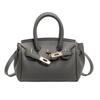 Lychee pattern platinum bag 2025 new tote bag women's handbag fashion shoulder messenger small square bag