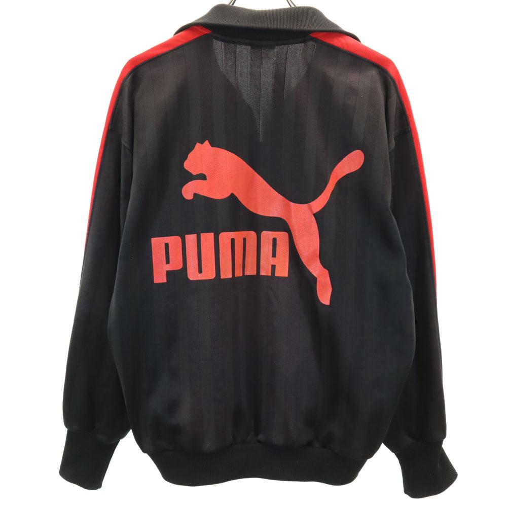 PUMA 90s Made in Japan Old Hit Union Back logo Track jacket black Jersey Men's Used