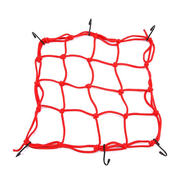 1 Pcs Motorcycle Luggage Net Helmet Mesh Fuel Tank Storage Rubber Band Luggage Compaction Storage Cargo Sorting Net