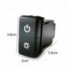 1PC Dual Switch DRL LED Light Power Switch Front Fog Lamp Switch Button For FJ Land Cruiser Prado 120 LC100 Switches4