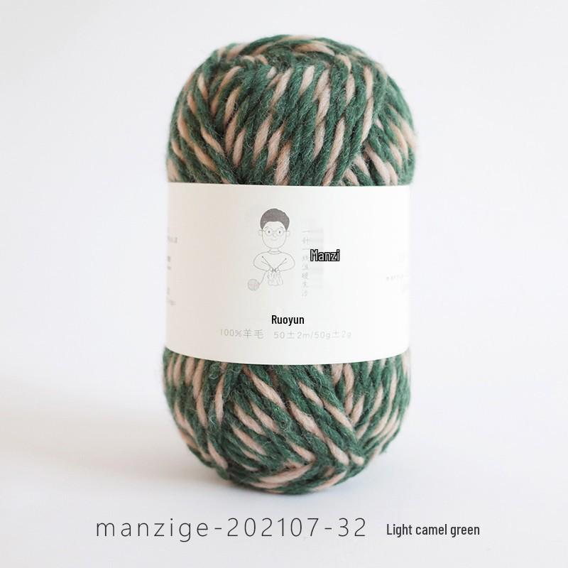 100% reine Wolle Grobgarn zum Handstricken von Mänteln, Schals und Pullovern - 5 mm dick