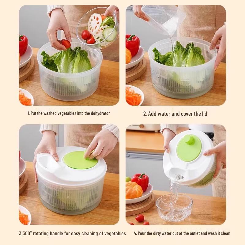 Manual Vegetable Salad Spinner