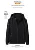 Men's Plus Size Pure Cotton Hoodie Cardigan: Spring/Autumn, Casual Knit Jacket, Trendy Sportswear.