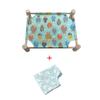 Cat and Dog Hammock Bed  Wooden Cat Hammock Elevated Cooling Bed Detachable Portable Indoor Outdoor Pet Bed Suitable