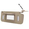 Side Sun Visor Beige Sun Shielding Visor Board with Makeup Mirror for 1500 2500 3500 HD Vehicle Models Right: 22850310
