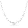 Link Chain Necklaces for Women Colares 925 Sterling Silver Necklaces & Pendants Elegant Original Jewelry Gift Mother's Day