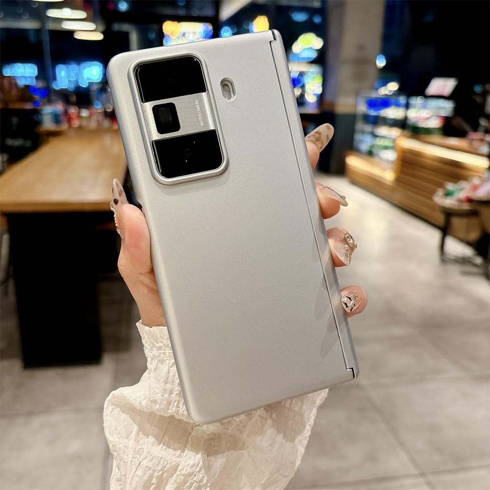 Solid Color Phone Case For Honor Magic V5 V3 VS3 Axis Hinge Protective PC Hard Shell (Only Back Cover)