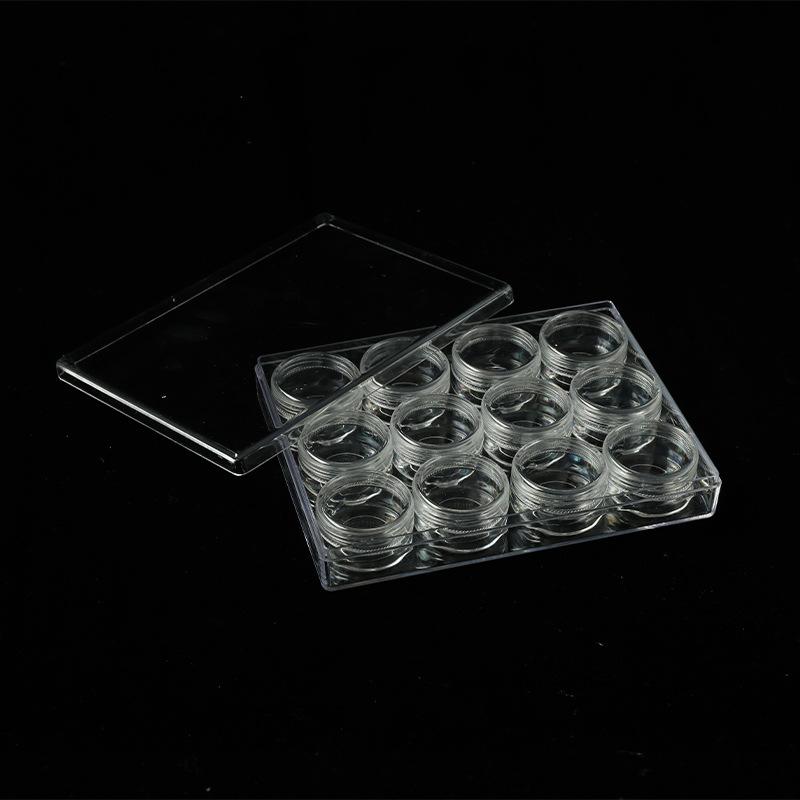 Round Bottle Set Cream Cream Bottle Foundation Eye Shadow Manicure Components Touch Storage Box