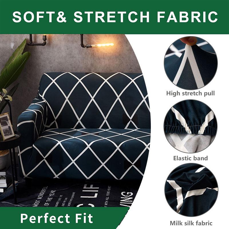 Lazy Person Sofa Cover Elastic Milk Thread Full Cover Sofa Cover Dust-proof Protective Cover