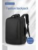 High-Capacity Waterproof Men's Business Travel Backpack - Fashionable and Durable for Laptops