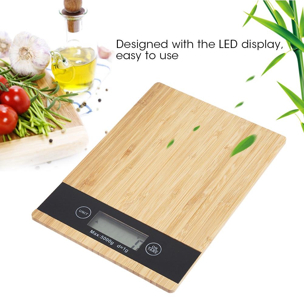 Digital Food Scale,Digital Weight for Weight Loss,5kg LED Display ABS Kitchen Weighing Scale,   and Reusable with Power Off Reminder for Food,2
