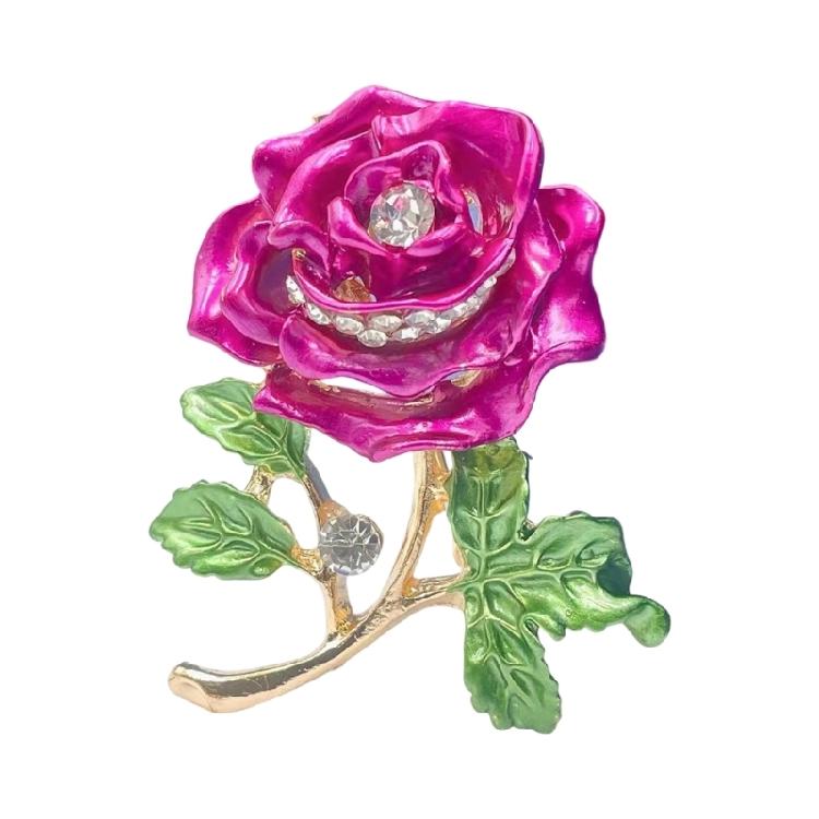 

Fashionable Sophisticated Rose Brooch Versatile Jewelry Accessory Portable for Apparel and Headwear Daily Use Items