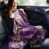 1pc, Aladdin-Inspired Home Decor, Flannel Throw Blanket for Your Living Room, Bedroom, or Outdoor Adventures. Perfect As a Sofa Blanket, Beach Cover