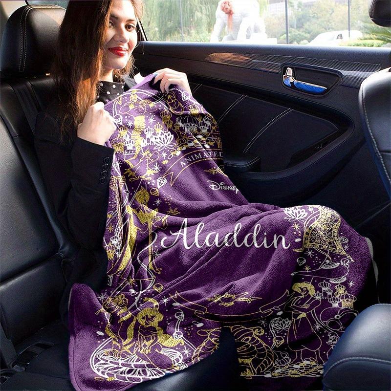 1pc, Aladdin-Inspired Home Decor, Flannel Throw Blanket for Your Living Room, Bedroom, or Outdoor Adventures. Perfect As a Sofa Blanket, Beach Cover
