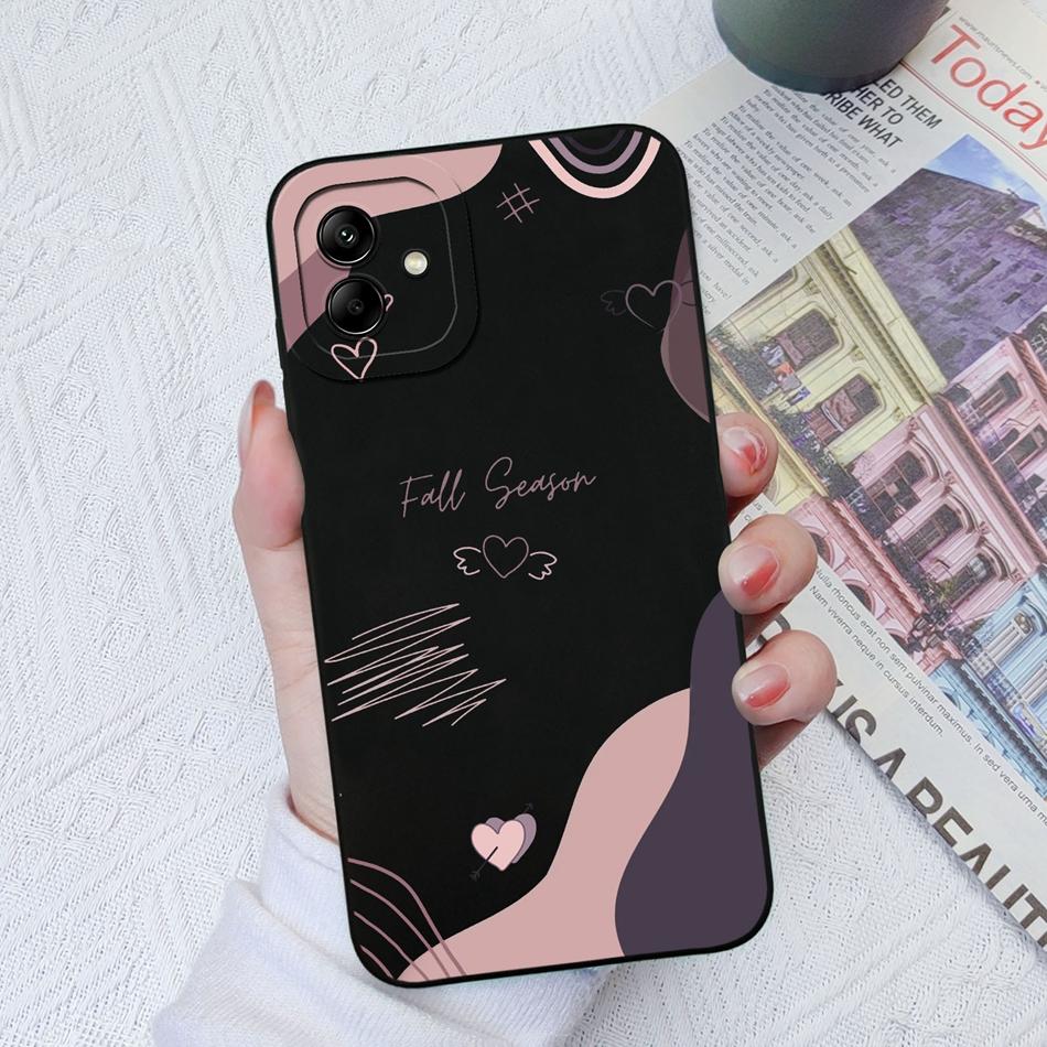 Für Samsung Galaxy A04 A04E A04S Handyhülle Katze Kamera Schutz Flüssigsilikon Rückseite Für Samsung A 04 E S Stoßstange Hülle