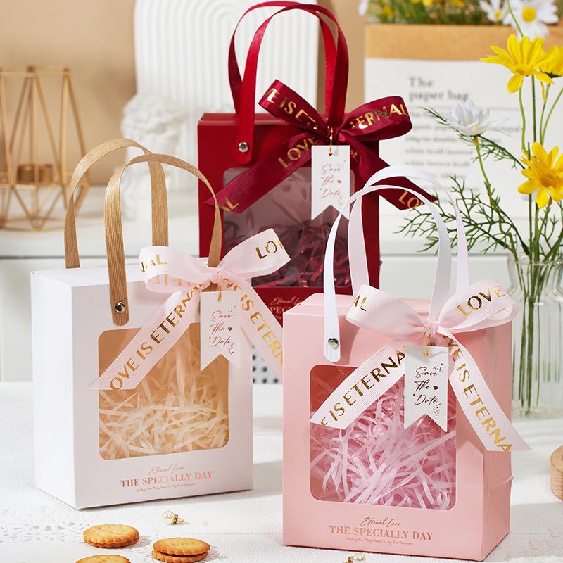 Elegant Transparent Souvenir Gift Bag: Light Luxury for Lipstick & Small Birthday Gifts