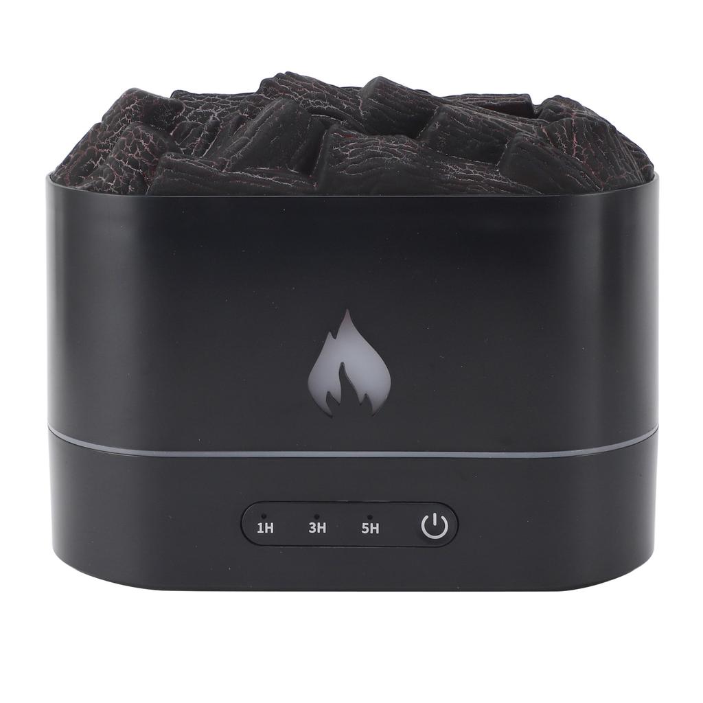 Diffuser 7 Colors Lights Fine Mist Simulated Flame Smart Timer 250ml   Super Quiet USB Charging   Humidifier for Bedroom