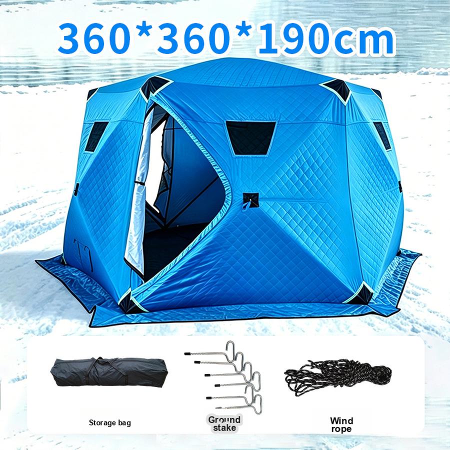 Ice Fishing Cotton Tent Outdoor Warm Camping Tent for Fishing with Windproof Insulation