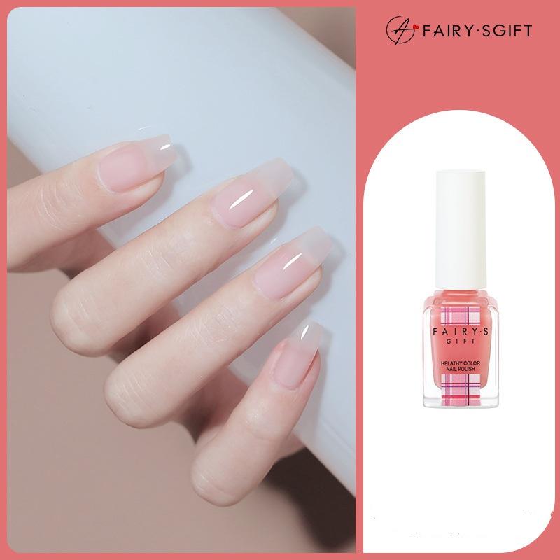 Nail Polish No Baking Long-lasting Non-peeling Quick-drying Nude Color Sequins Nail Polish