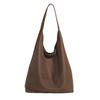 Large-capacity tote bag, women's Korean version, high-end sense, trendy commuting, simple and versatile shoulder bag.