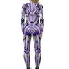 3D Digital Printing Stage Performance Costumes Adults Halloween Events Carnival Theme Party Cosplay Outfit Pretend Game Jumpsuit