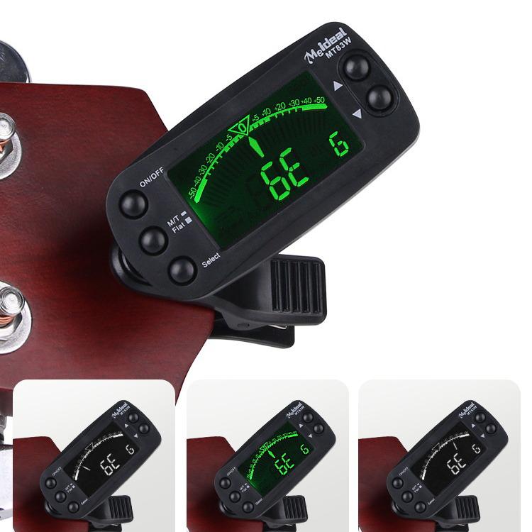 Universal Tuner & Metronome for Guitar, Violin, and Ukulele - 2-in-1 Tool
